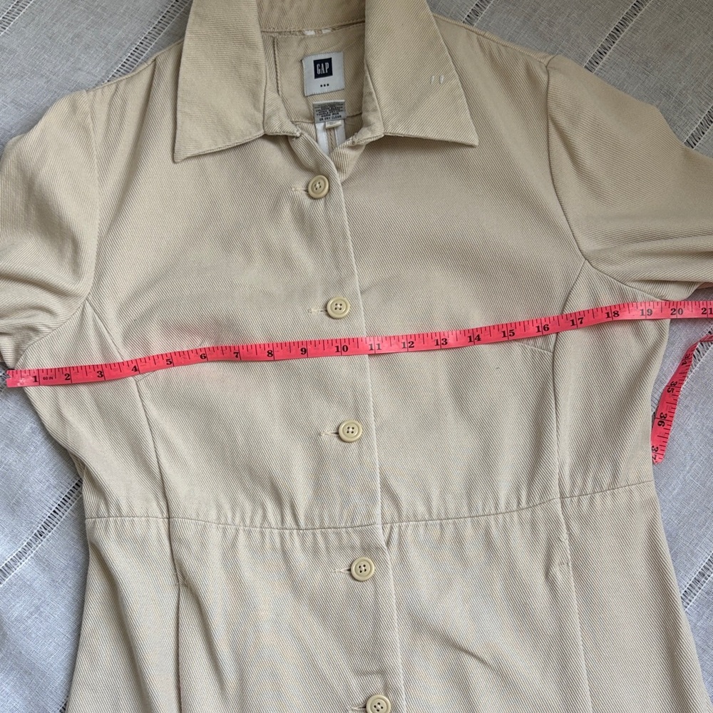GAP Women's Lightweight Cream Utility Jacket - Picture 13 of 17
